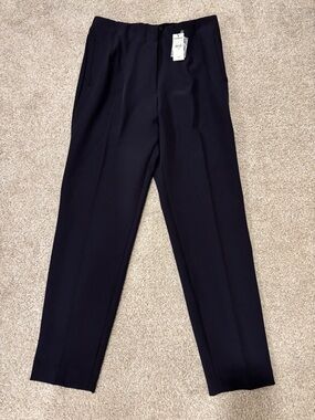 NWT Express High Rise Pull-On Ankle Pant in Navy